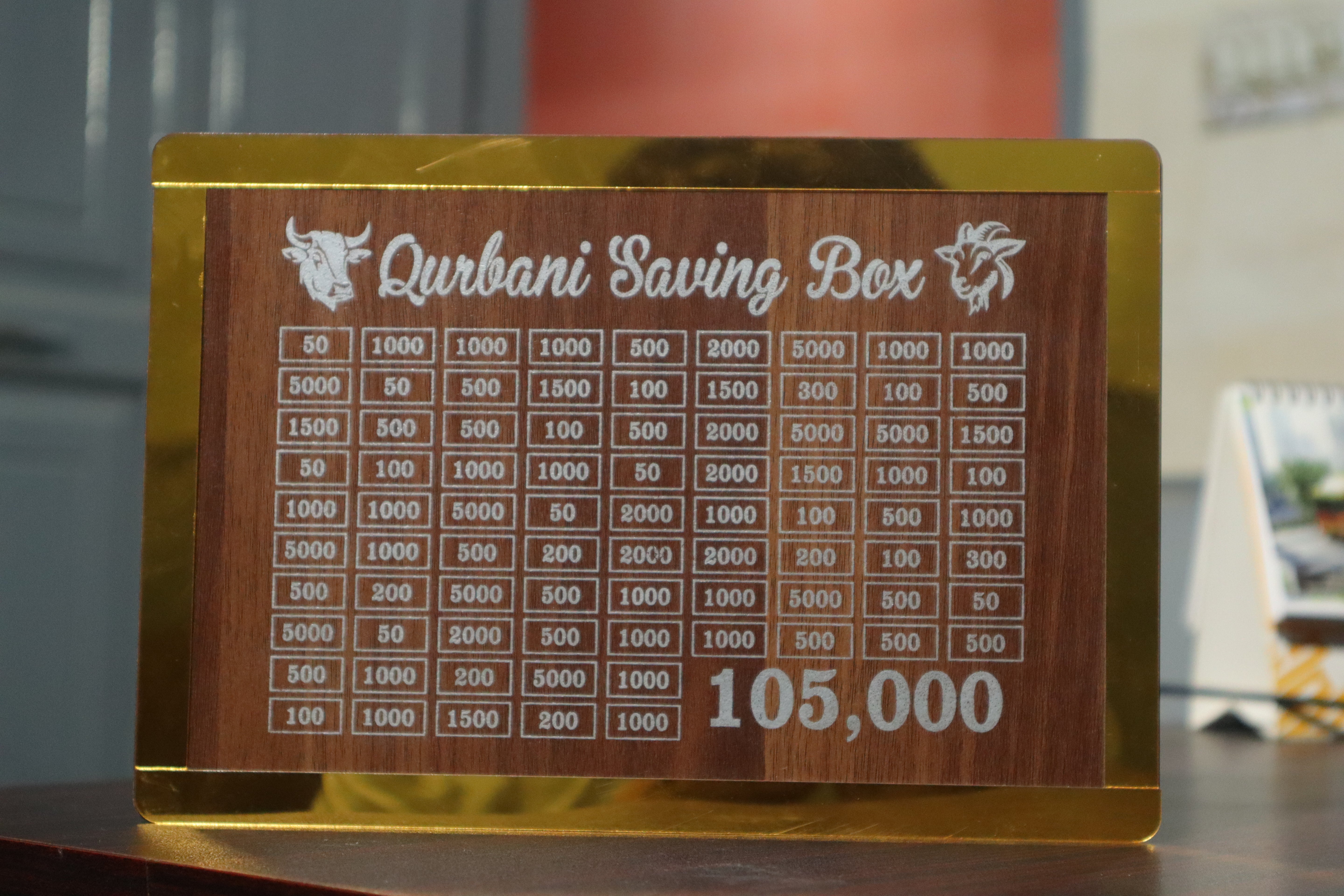 Qurbani Saving Box